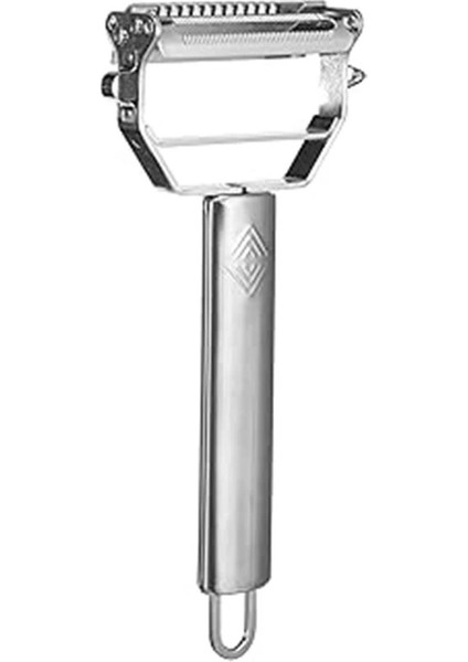 Orret Home Jumbo Boy Paslanmaz Çelik Soyacak - Turbo Jülyen Doğrayıcı - Çok Fonksiyonlu Mutfak Aleti