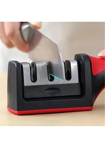 Bıçak Bileme Aleti 3 Aşamalı, 3 Açılı Bıçak Bileyici, El Bıçakları Bileme Aparatı fırsatları