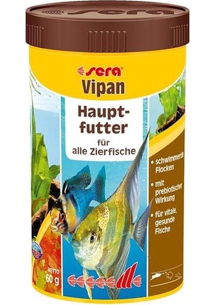 Vipan Nature Balık Yemi 250 ml 60 gr