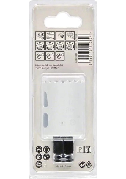 Professional Bi-Metal Delik Testeresi (%8 Kobalt Alaşımı, Progresif Dişli Çit, Ahşap ve Metal fiyatları