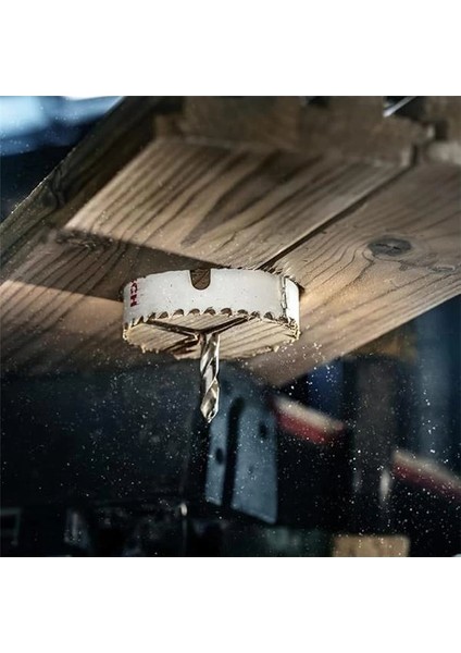 Professional Bi-Metal Delik Testeresi (%8 Kobalt Alaşımı, Progresif Dişli Çit, Ahşap ve Metal fırsatları