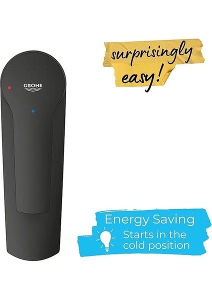 Start Quickfix Lavabo Bataryası, S-Boyut, Su Tasarruflu, Mat Siyah, 235512432 modelleri