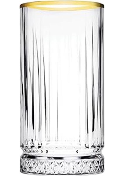 Paşabahçe Elysia Golden Touch Yaldızlı Uzun Bardak 4'lü 450 cc 520015