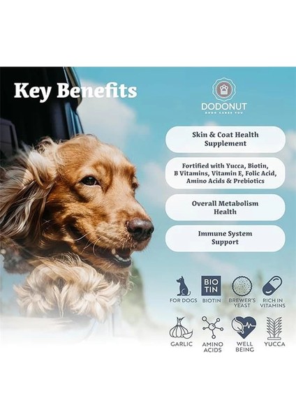 Happyderm Köpek Deri ve Tüy Sağlığı Besin Takviyesi, 100 Tablet fiyatları