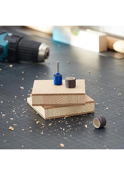 SC407 Ez Speedclic Zımparalama Mandreni ve Bandı, 60/120 Kumlu, 13MM, 3'lü