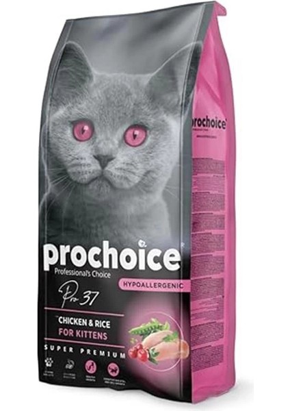 Pro 37 Yavru Kediler Için, Hipoalerjenik, Tavuk Etli ve Pirinçli Kuru Mama, 15 kg fiyatları