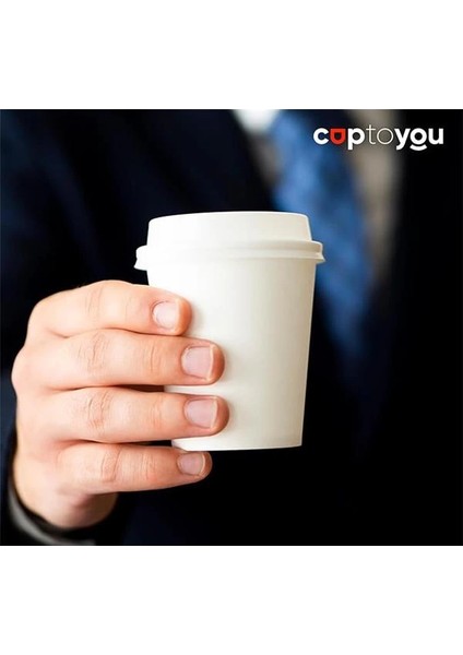 100 Adet Karton Bardak 6 Oz 165 Ml, Çay Için Beyaz Karton Bardaklar, Küçük Tek Kullanımlık