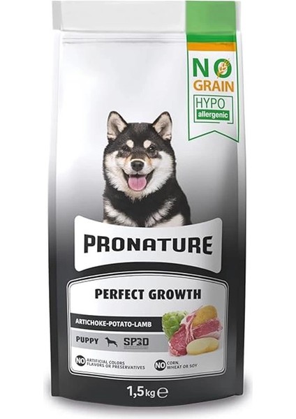 Hypo-Allergenic Tahılsız Yavru Köpek Maması Kuzu, Enginar ve Patatesli 1.5 kg