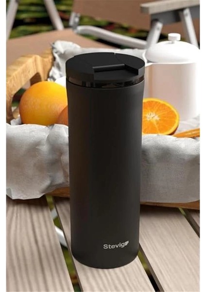 2 Go Paslanmaz Çelik Termos Bardak 400 ml ST-201 Travel Mug modelleri
