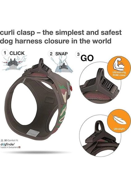 Vest Harness Clasp Air-Mesh Camo S modelleri