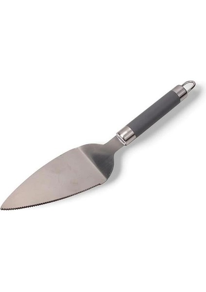 Paslanmaz Çelik Silikon Saplı Pasta Spatulası ve Kek Servis Kaşığı | Paslanmaz Çelik Pasta fırsatları