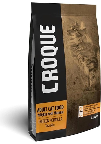 Tavuklu Yetişkin Kuru Kedi Maması 1,5kg modelleri