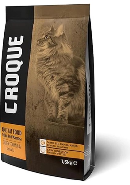 Tavuklu Yetişkin Kuru Kedi Maması 1,5kg indirimleri
