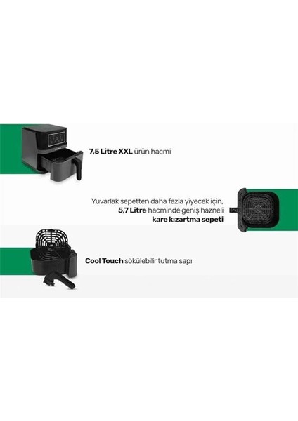 Lxaf-01 Airfryer, Gri