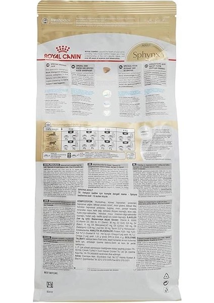 Sphynx Kedi Maması, 2 kg fiyatları