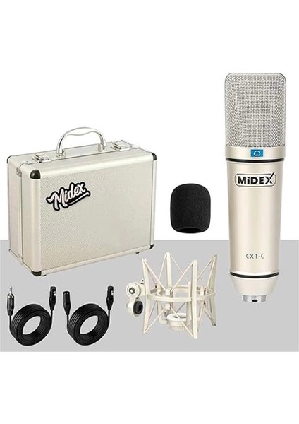 Stüdyo Ekipmanları Midi Live Paket-3 Ses Kartlı Mikser Midi Klavye Cx1 Mikrofon Kulaklık