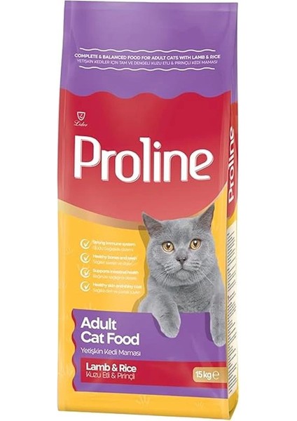 Proline Yetişkin Kedi Maması Kuzu 15 kg fiyatları