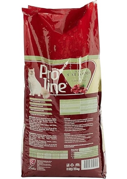 Proline Yetişkin Kedi Maması Kuzu 15 kg modelleri