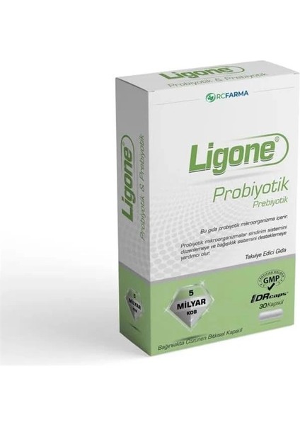 Probiyotik 30 Kapsül Aromasız Renkli