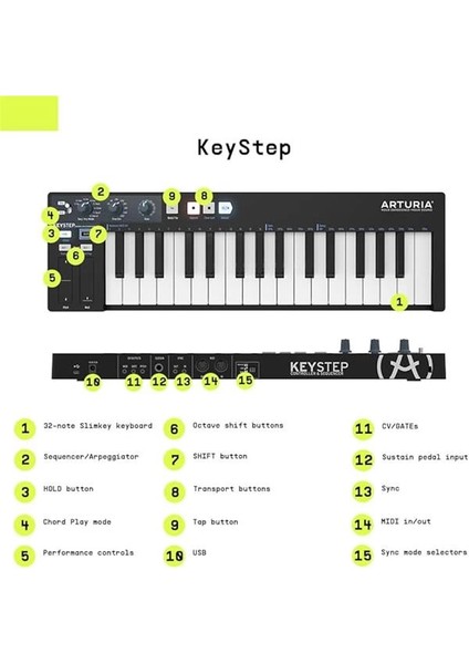 Keystep Black Klavye fiyatları