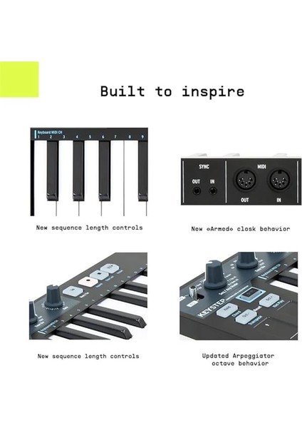 Keystep Black Klavye modelleri