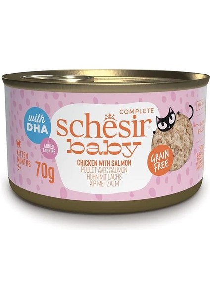 Baby Tavuk ile Somon Mus Konserve 70G