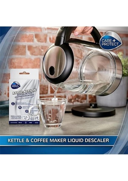 + Protect Kahve Makinesi ve Su Isıtıcıları Temizleyici, Kireç Çözücü, Üniversal, Kireci Çözer fırsatları