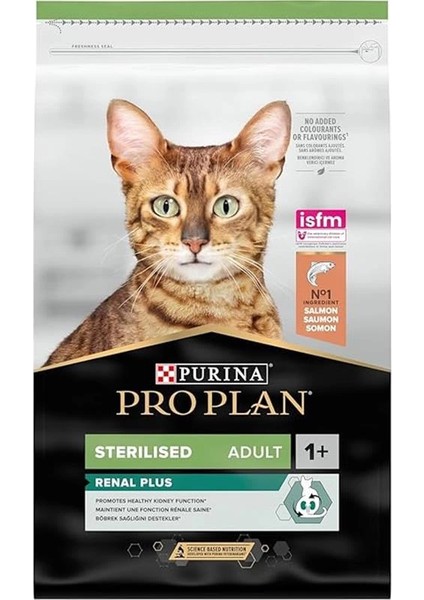 Sterilised Kısırlaştırılmış Kediler Için Somonlu Kedi Maması, 10 kg