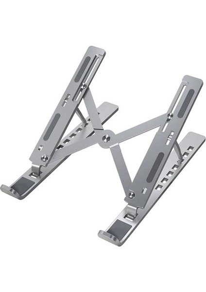 AD028 Alüminyum 7 Kademeli Macbook Notebook Laptop Tablet Tutucu Stand