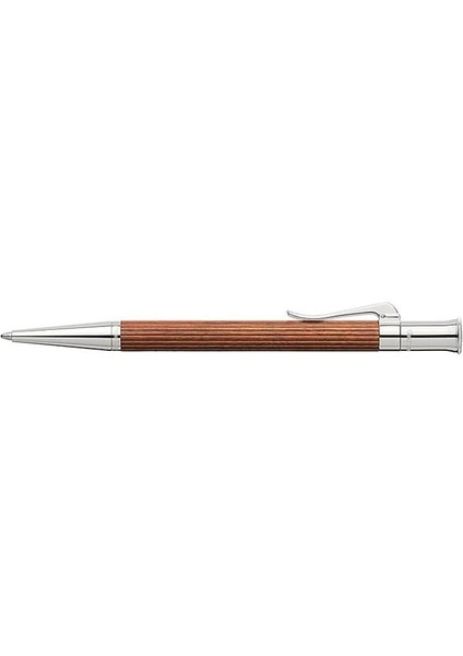 Von Faber-Castell Klasik Tükenmez Kalem, Pernambuco Ahşap Gövde, Platin Kaplama, B Uç fiyatları