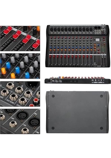 Midex Mix Dm-12 Deck Mikser 12 Kanal Ses Mikseri (Bluetooth USB Efekt) modelleri