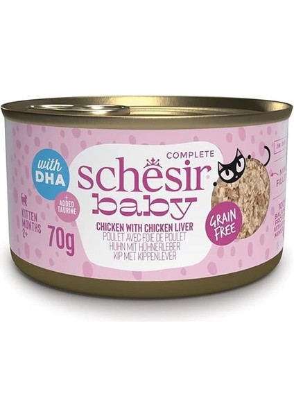 Baby Tavuk ile Tavuk Ciğeri Mus Konserve 70G