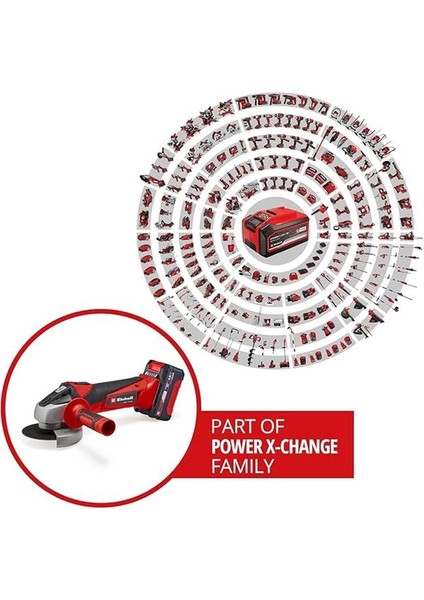 Akülü Avuç Taşlama Tc-Ag 18/115 Li Kit Power X-Change (18 V, 115 mm Disk Çapı, 28 mm Kesme fiyatları