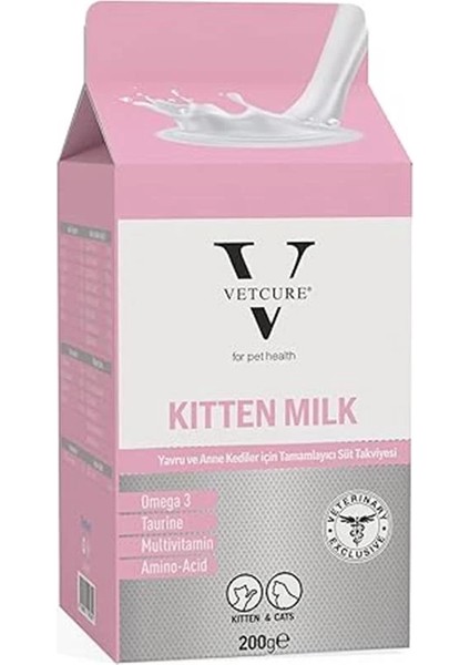 Kitten Milk Yavru ve Anne Kedi Için Tamamlayıcı Süt Tozu Takviyesi 200 gr fırsatları