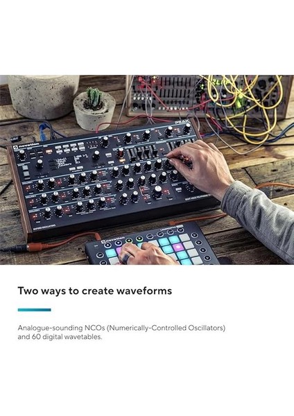 Peak 8 Sesli Polifonik Desktop Synthesizer: Her Ses Için 2 Lfo, 16 Yuvalı Modülasyon fiyatları
