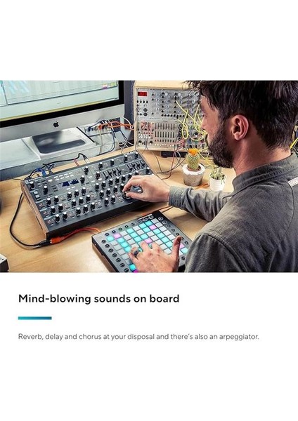 Peak 8 Sesli Polifonik Desktop Synthesizer: Her Ses Için 2 Lfo, 16 Yuvalı Modülasyon modelleri
