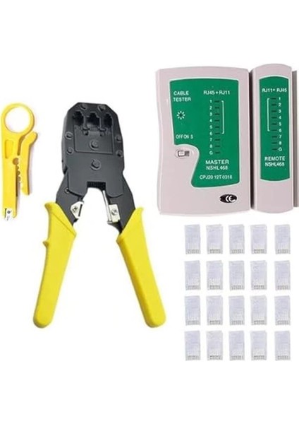 Pense + Tester + 100 Adet RJ45 Network Seti indirimleri