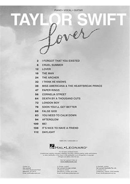 Taylor Swift - Lover fırsatları