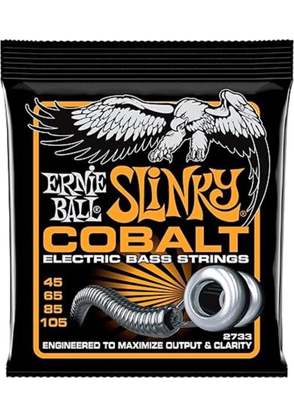 Hybrid Slinky Kobalt Elektrik Bas Telleri, Ölçü 45-105 indirimleri