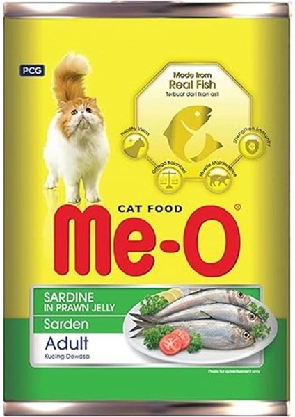 Me-O Canned Sardalya Karides Soslu Kedi Konserve, 400 gr fiyatları