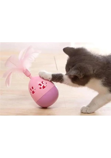 Kediler Için Hacıyatmaz Tüylü Oyuncak, Hareketli Hacıyatmaz Kedi Oyuncağı indirimleri