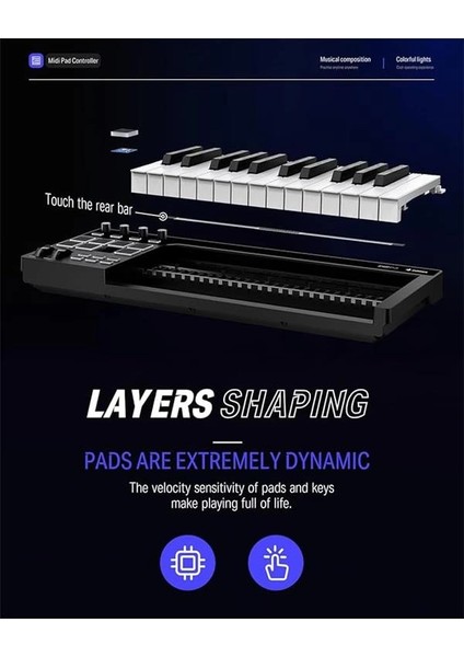 Starrykey 25 Midi Klavye modelleri