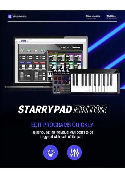 Starrykey 25 Midi Klavye