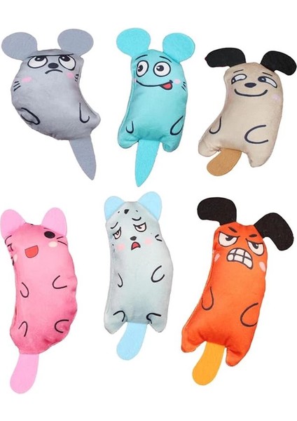Peluş Kedi Oyuncağı Kedi Otlu Catnipli 6 Çeşit Peluş