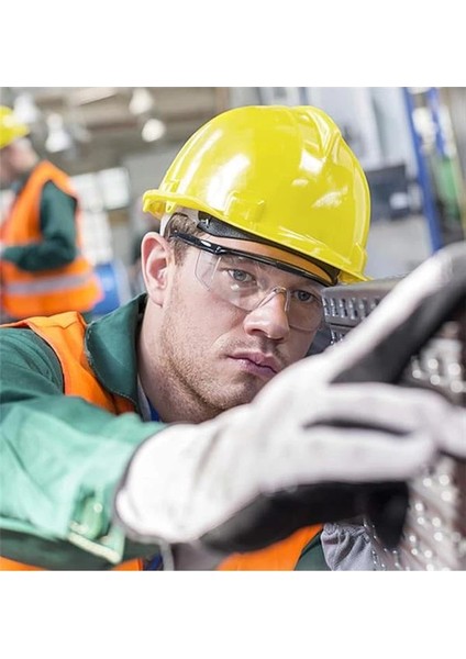 2 Paket Baymax S400 Güvenlik Gözlüğü Buğu Önleyici ve Uv Korumalı Koruyucu Şeffaf Gözlükler