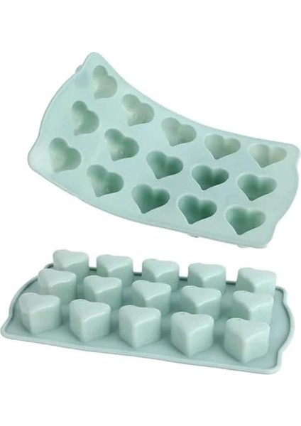 Kalp Şekilli Silikon Çikolata Kalıbı,şeker ve Buz Kalıbı,pasta ve Sofra Süslemesi Için indirimleri