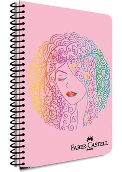 Faber-Castell Yüz Tasarımlı Spiralli Defter, A4, 120 Yaprak, 70G Kağıt, Çizgili, Dayanıklı Kapak fiyatları