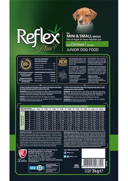 Plus Küçük&mini Irk Tavuklu Yavru Köpek Maması 3 kg indirimleri