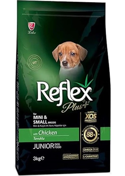 Plus Küçük&mini Irk Tavuklu Yavru Köpek Maması 3 kg