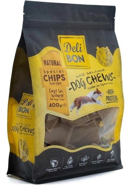 Delibon Deri Cips, 400GR, Naturel, 400GR